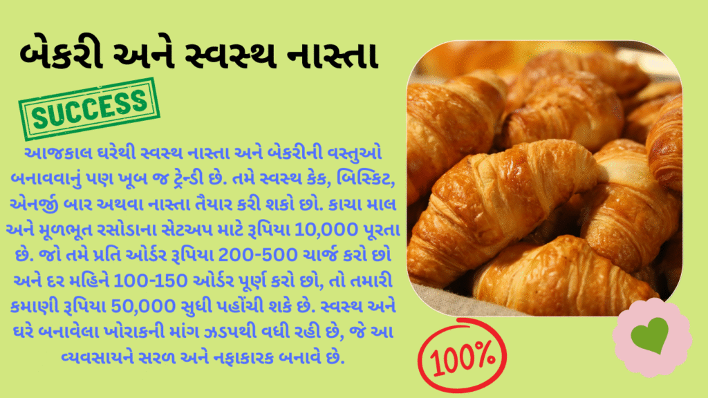  બેકરી અને સ્વસ્થ નાસ્તા
