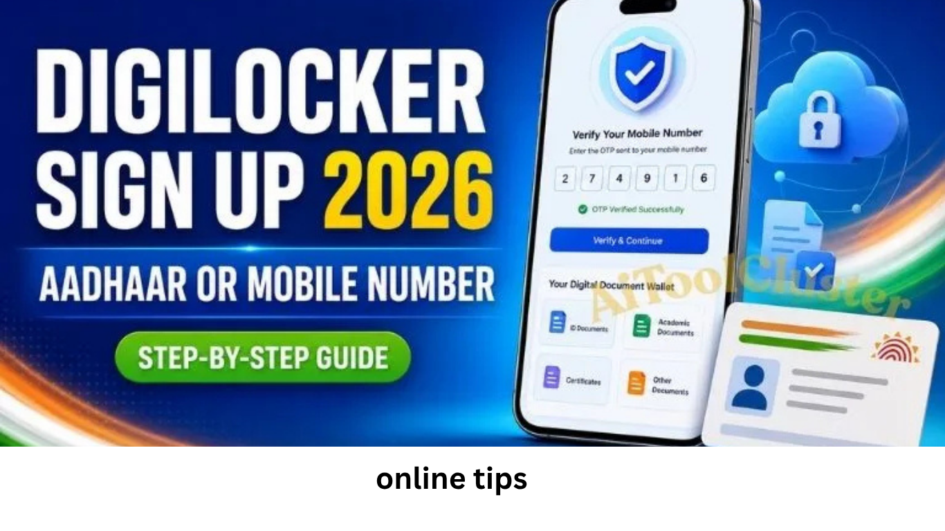 DigiLocker Sign Up 2026: How to Create Account with Aadhaar or Mobile Number