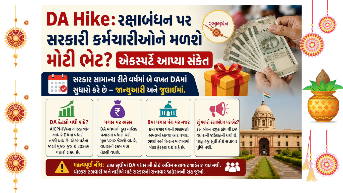 DA Hike: Will government employees get gifts on Raksha Bandhan? Expert gives hints