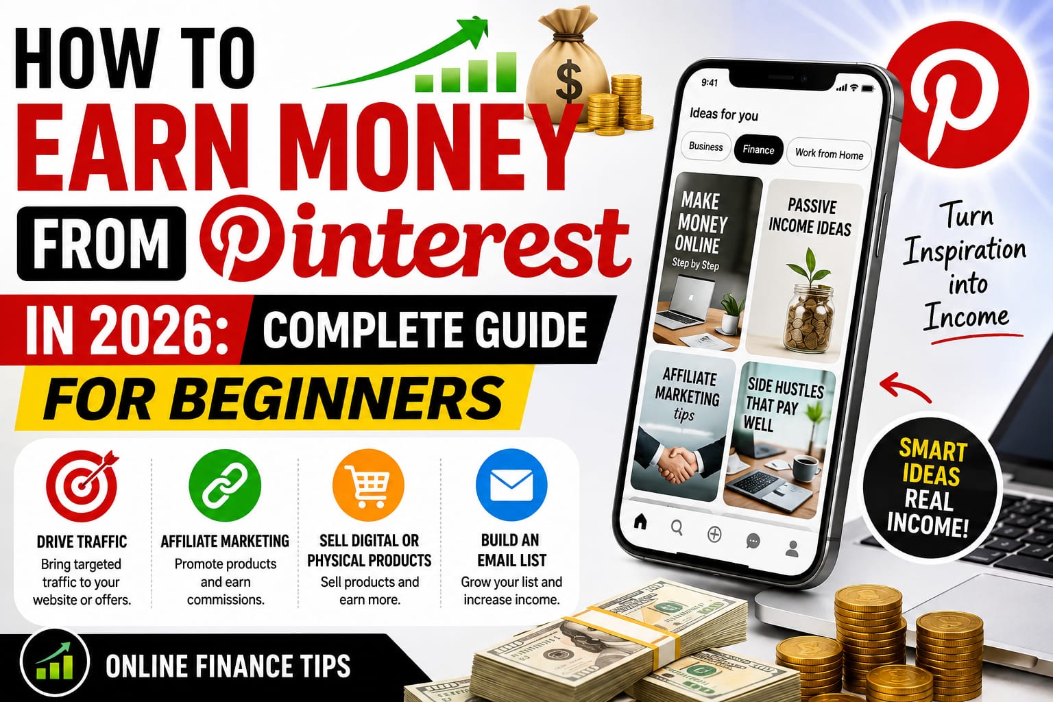 How to Earn Money from Pinterest in 2026: Complete Guide for Beginners